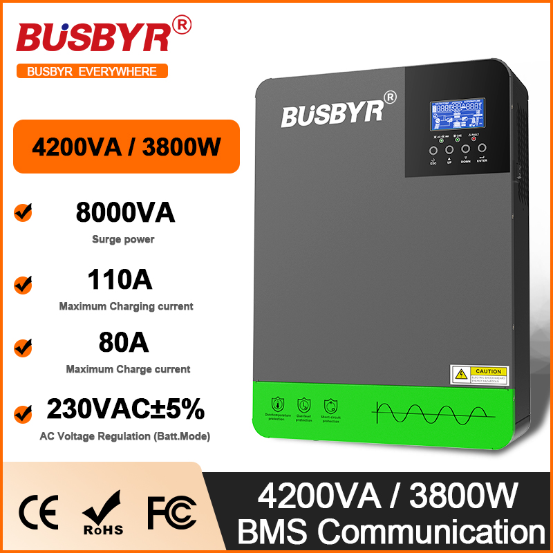 Charge Controller Solar - 4.2KW 6.2KW Hybrid Solar Inverters 24V