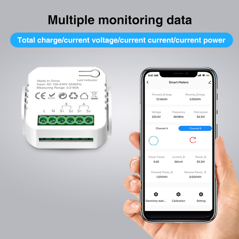 Tuya Smart Wifi Intelligent En - огляд і ціна Energy Monitor Meter