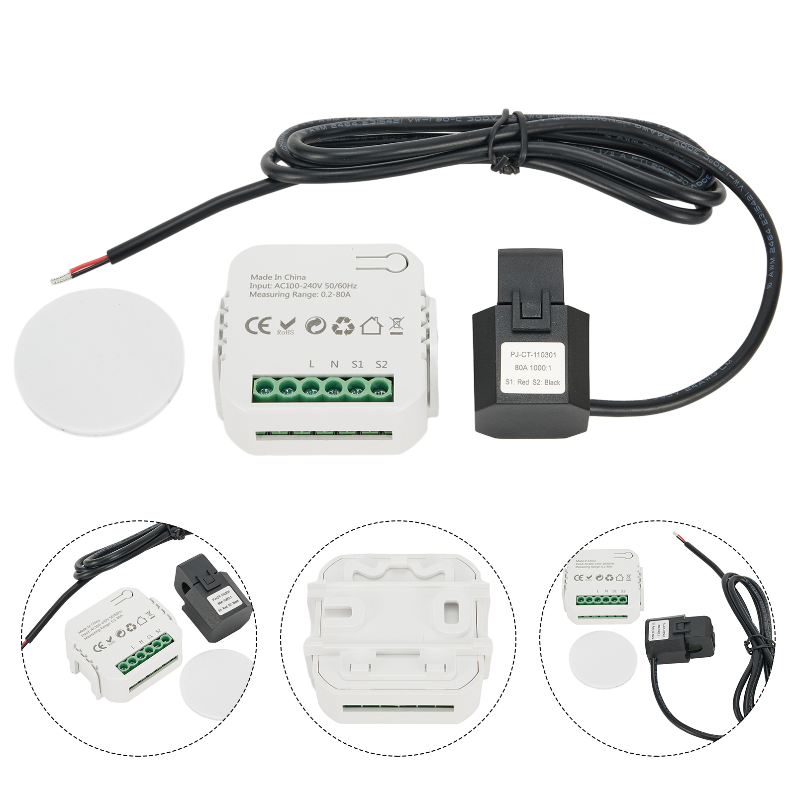 For Tuya For Smart Life WIFI E - огляд і ціна Energy Monitor Meter