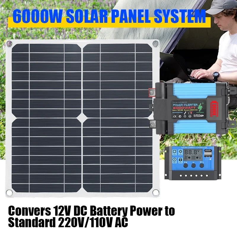 6000W Solar Kit Equipped with  - огляд і ціна Solar Panel 200W
