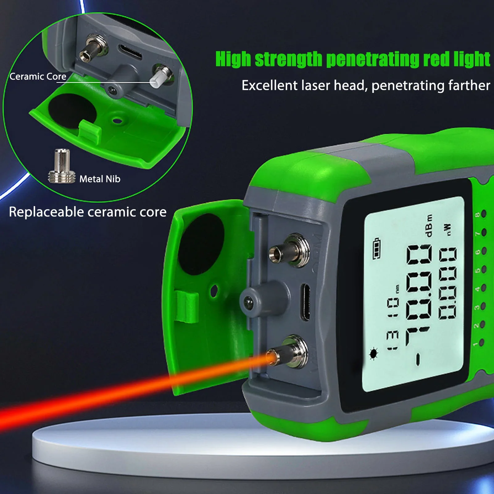 Red Light  Optic Cable Power T - огляд і ціна Energy Monitor Meter