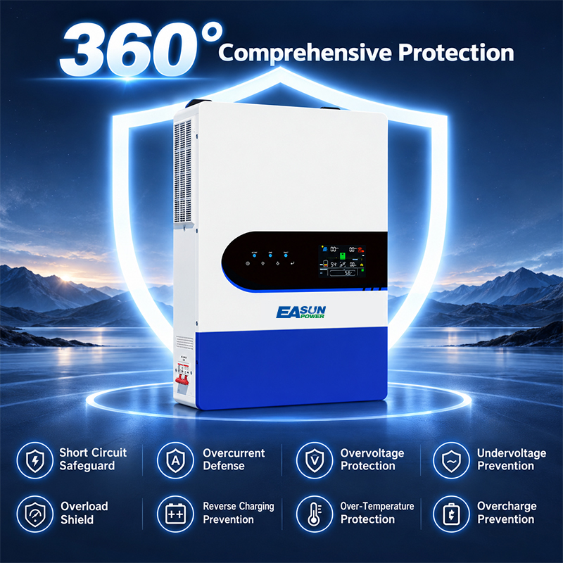 EASUN POWER 12KW Split Phase S - огляд і ціна Charge Controller Solar